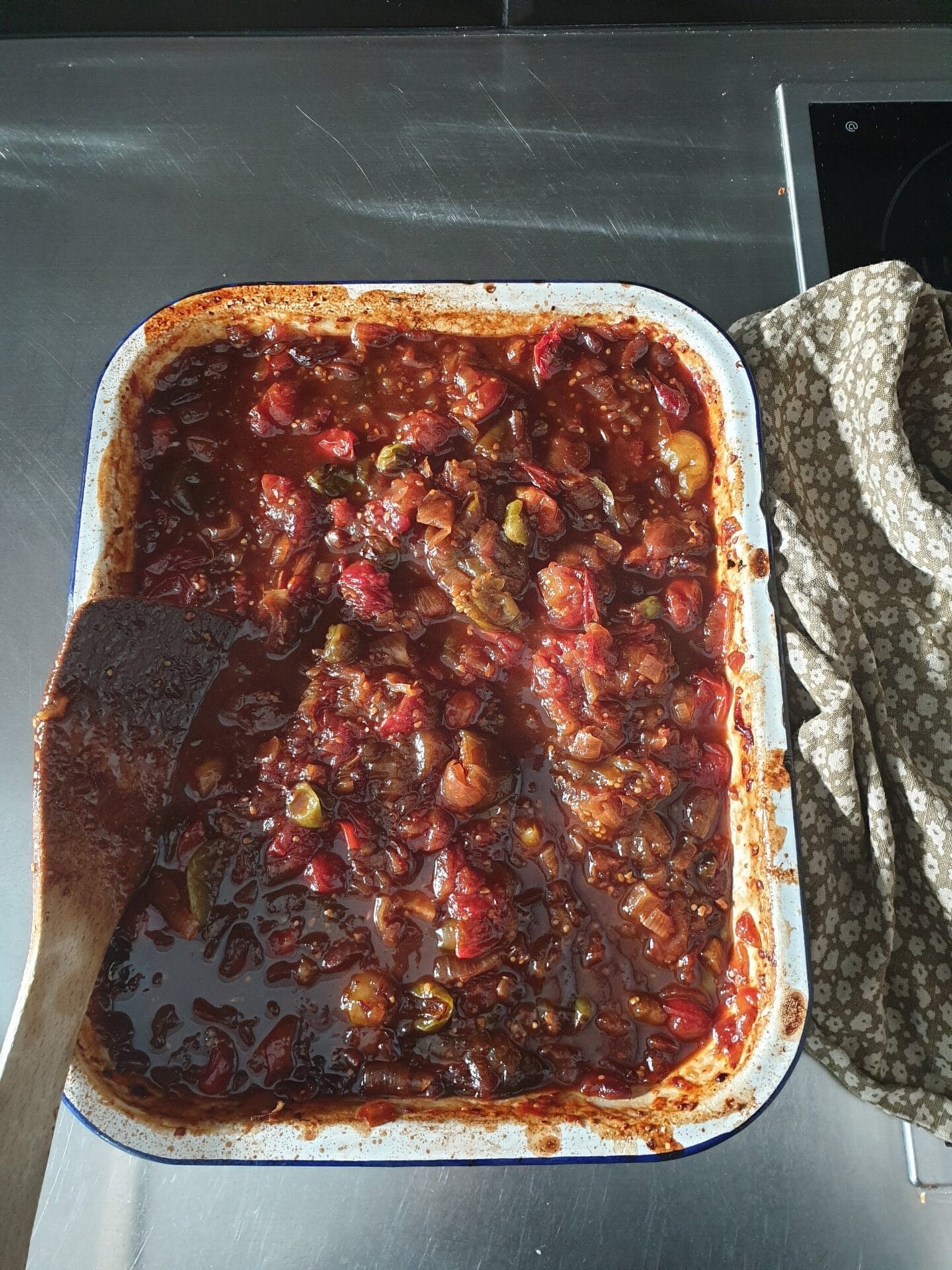 End of Season Red and Green Tomato Relish