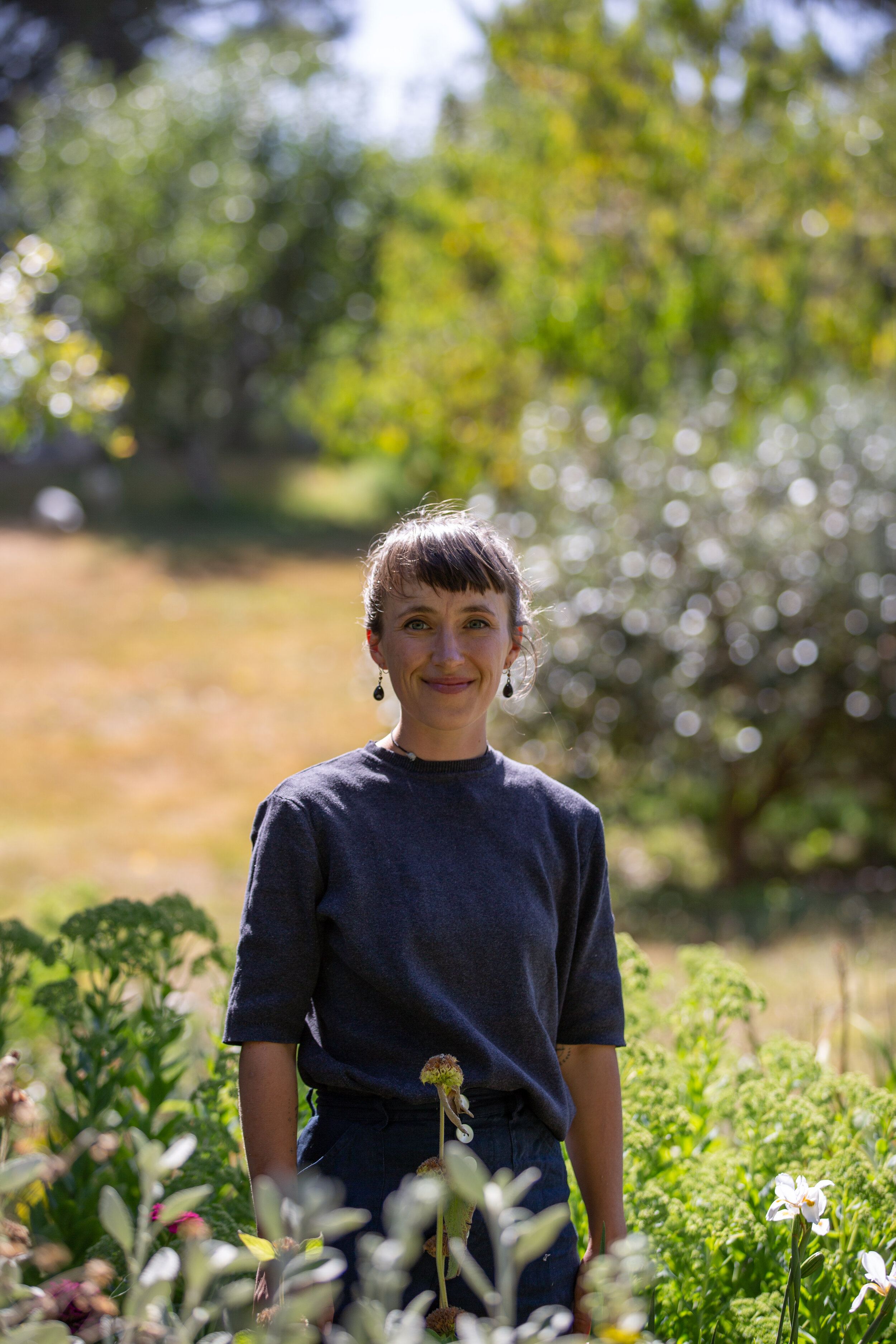 Artist and environmentalist, Liv Worsnop — { photo by Hazel Redmond }
