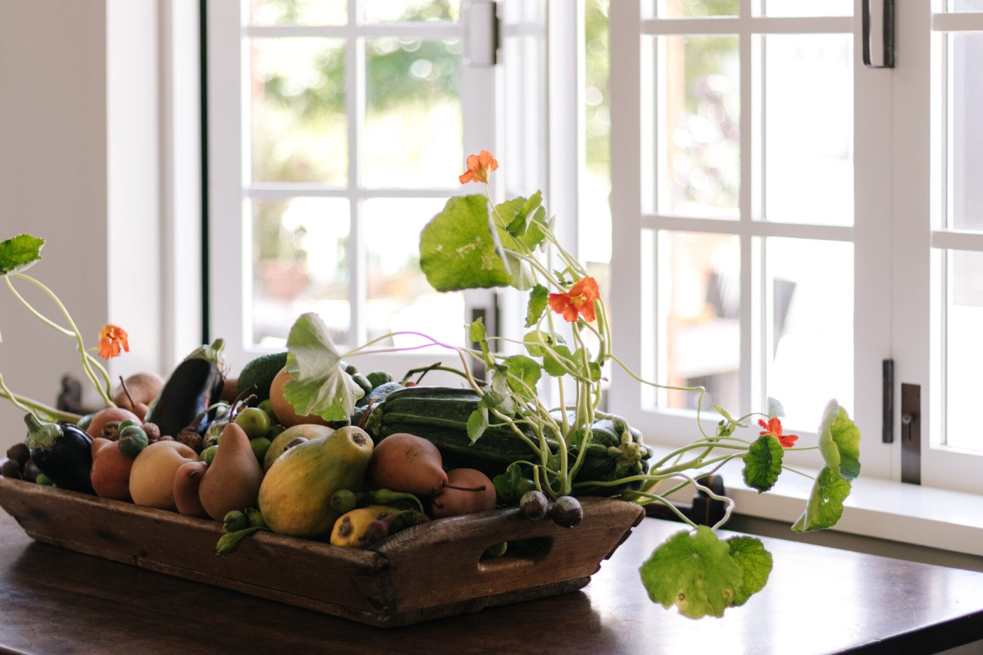 Edible arrangement at “Mapuna” by floral designer: Katie McHardy