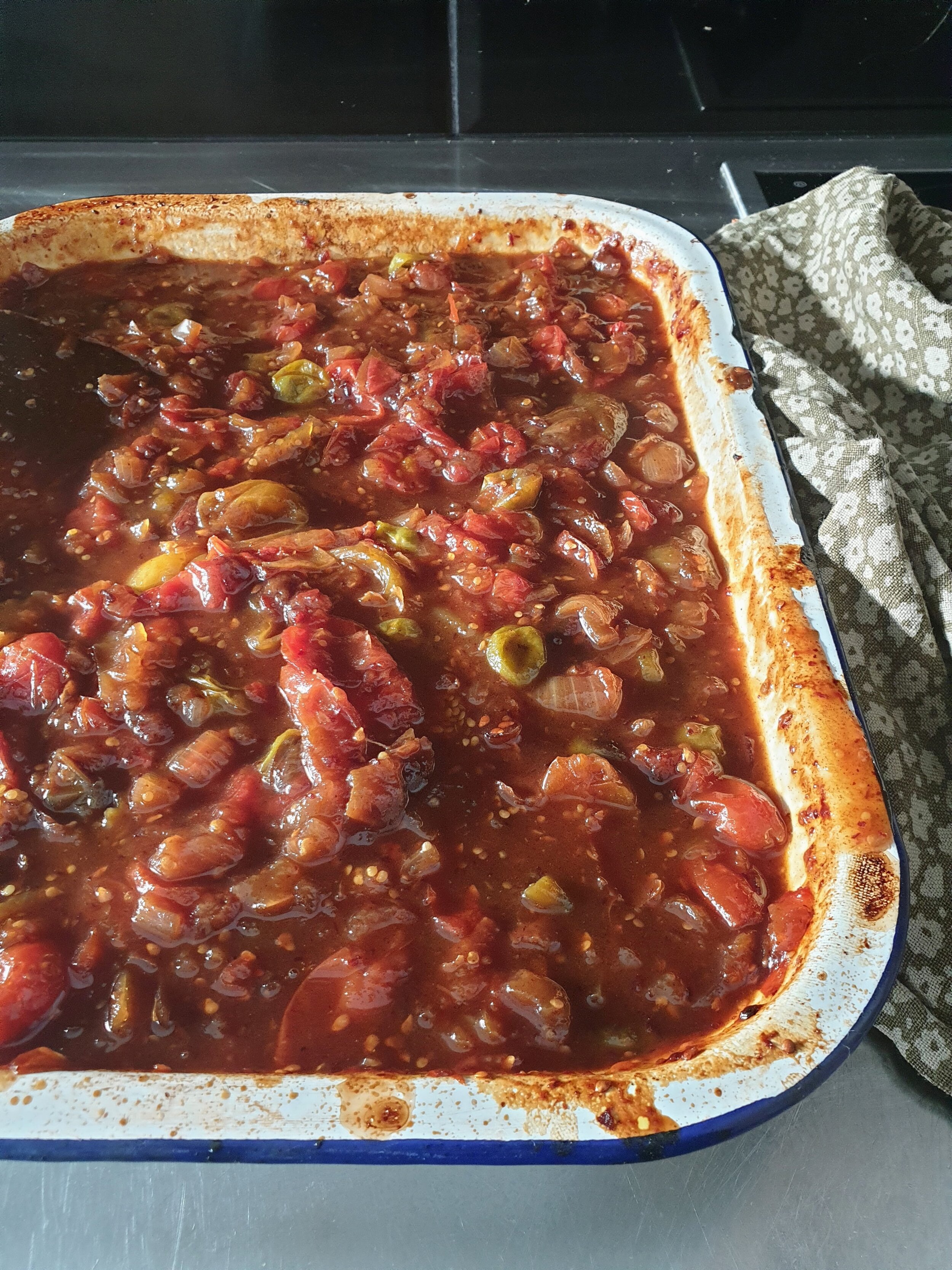 Red & Green Tomato Relish RECIPE