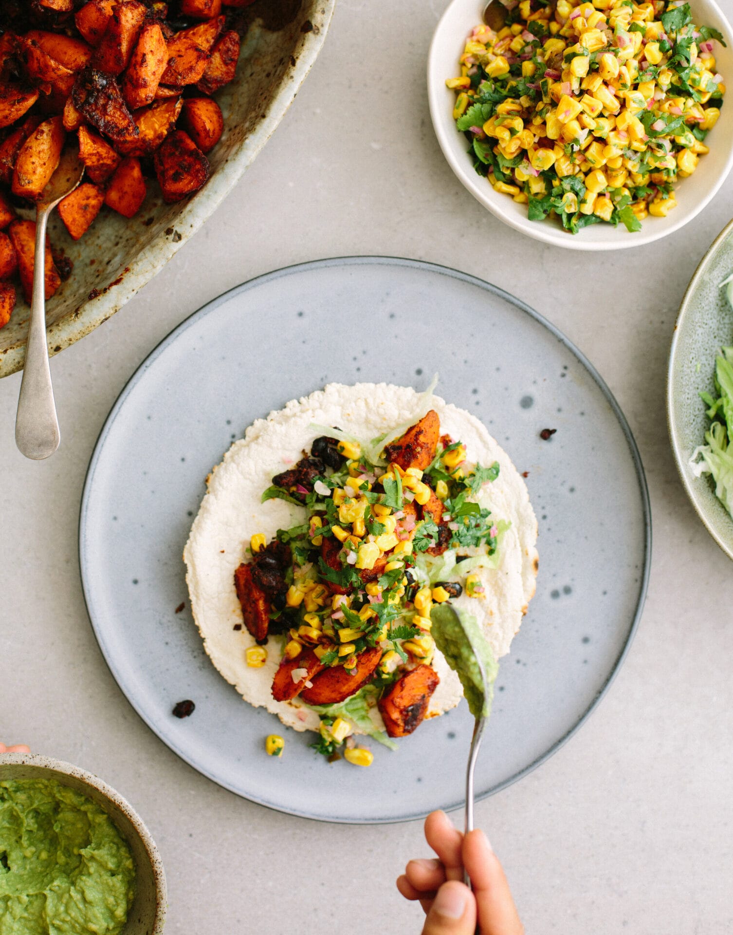 RECIPE: Smoky carrot + black bean tacos w/ corn + jalapeno salsa