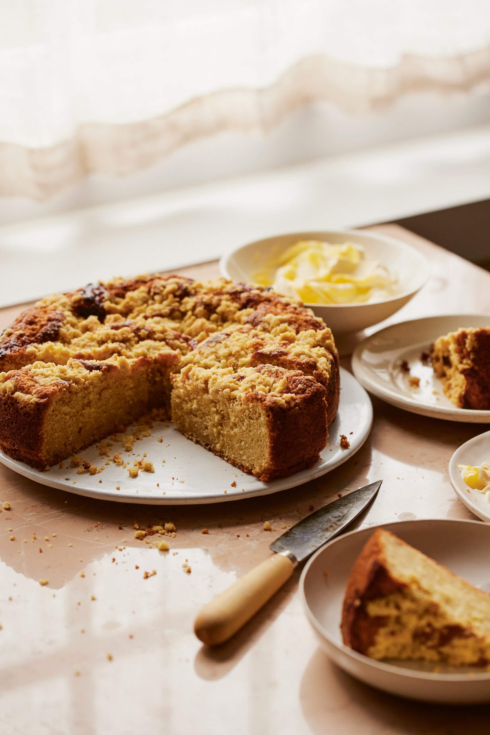 Lemon curd cake by Anna Jones