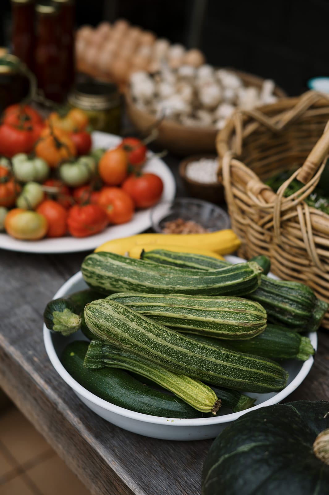 Sage Journal X Good Nature Harvested courgettes