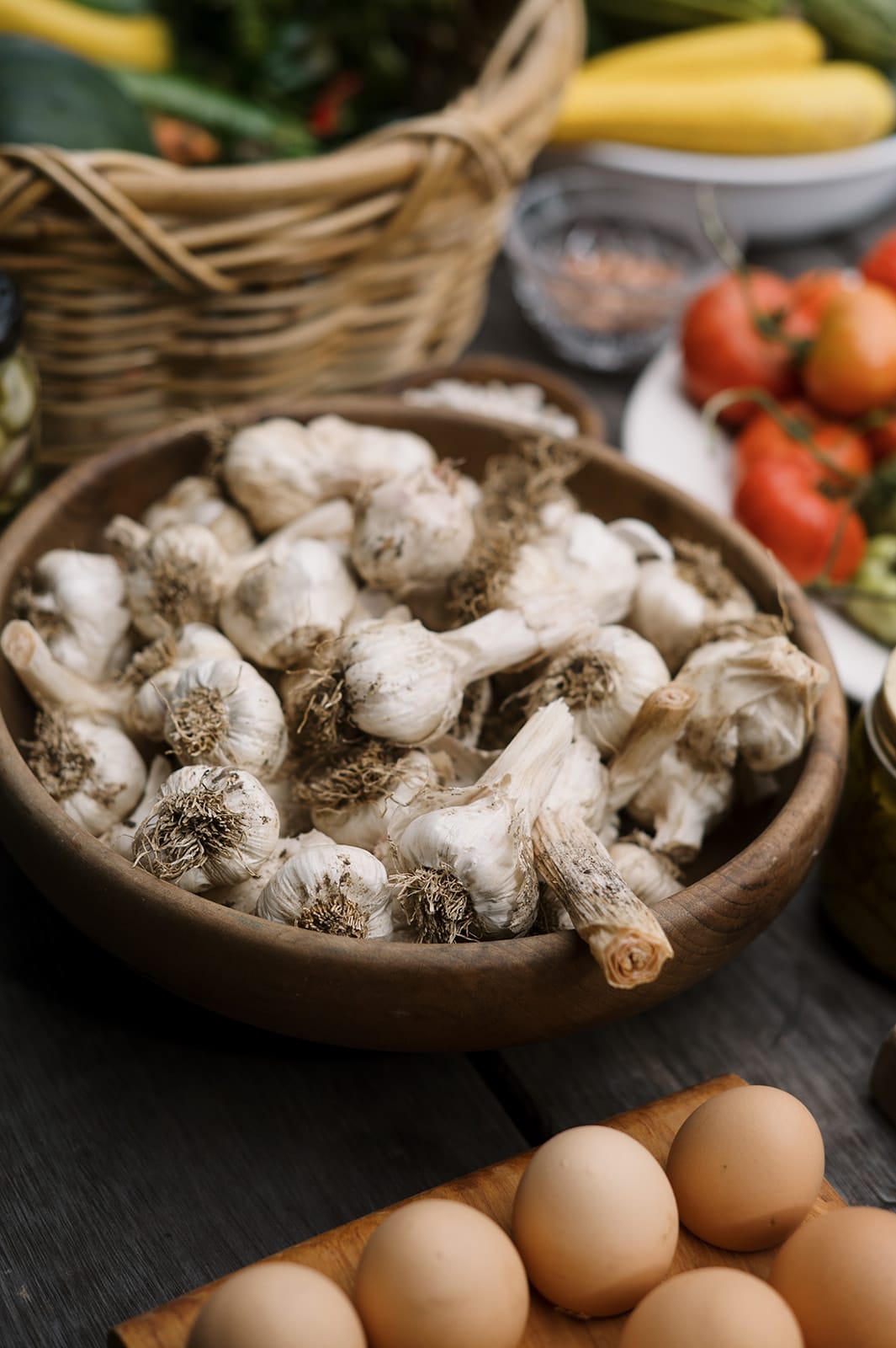 Sage Journal X Good Nature Harvested garlic