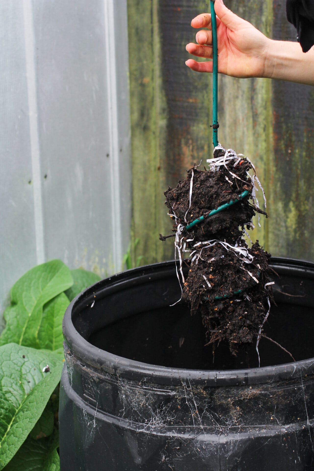 Turning compost bin