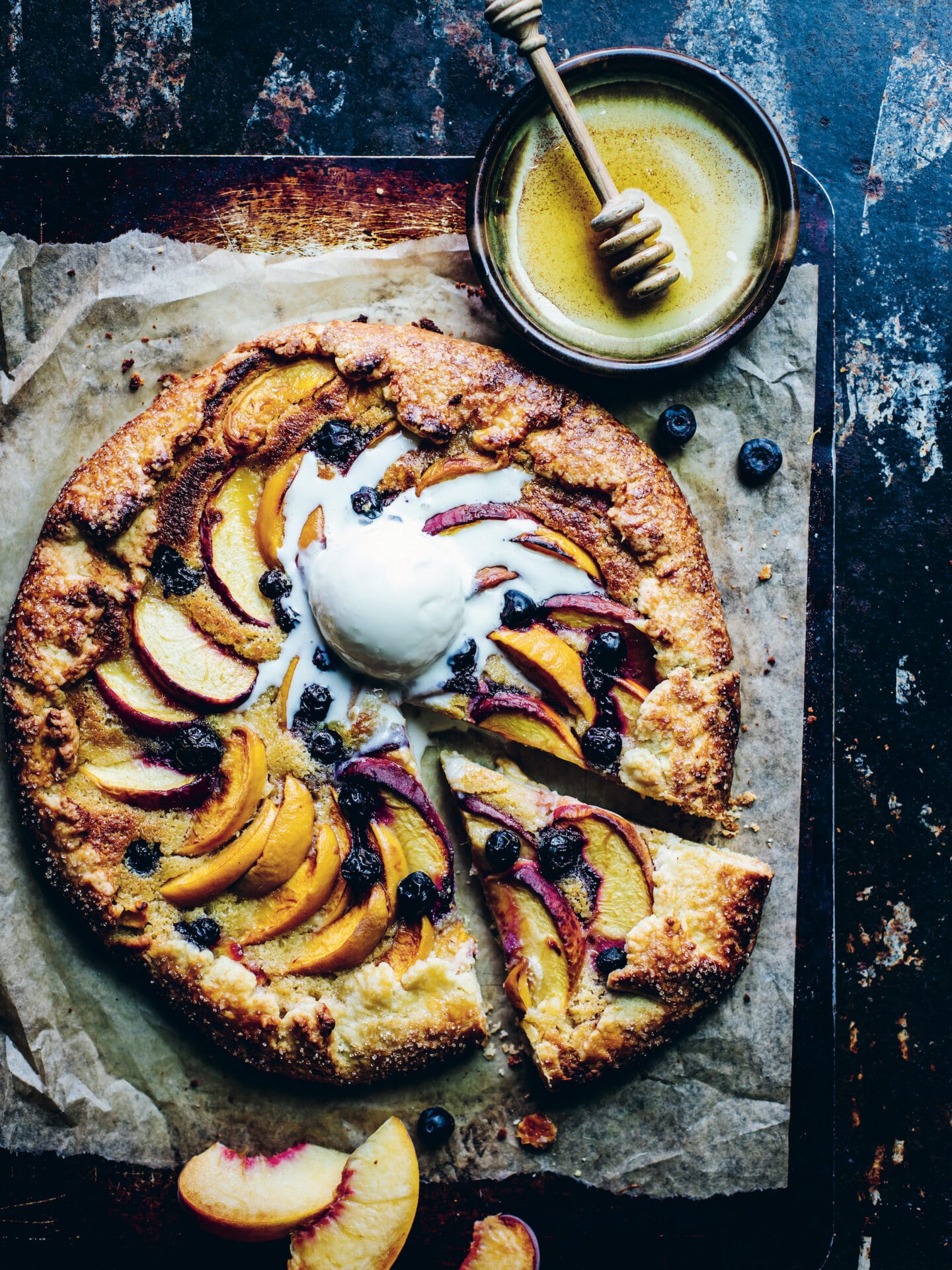 Kai Feasts Christall Lowe Peach Galette