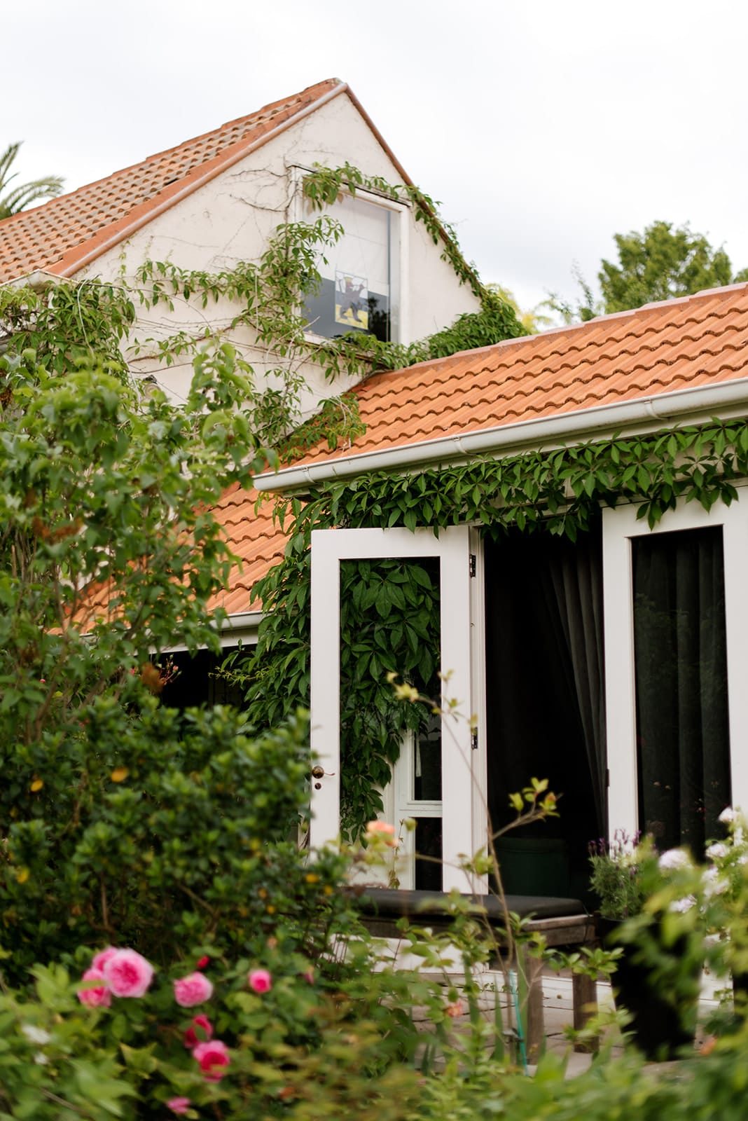 French doors from bedroom into garden French doors from bedroom into garden