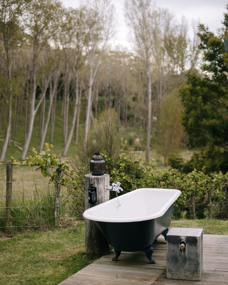 Clifton Glamping outdoor bath