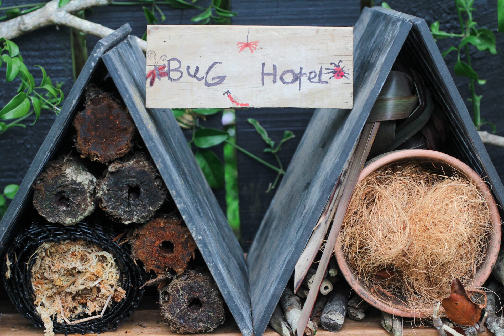 Bug Hotel Sign How to make a bug hotel