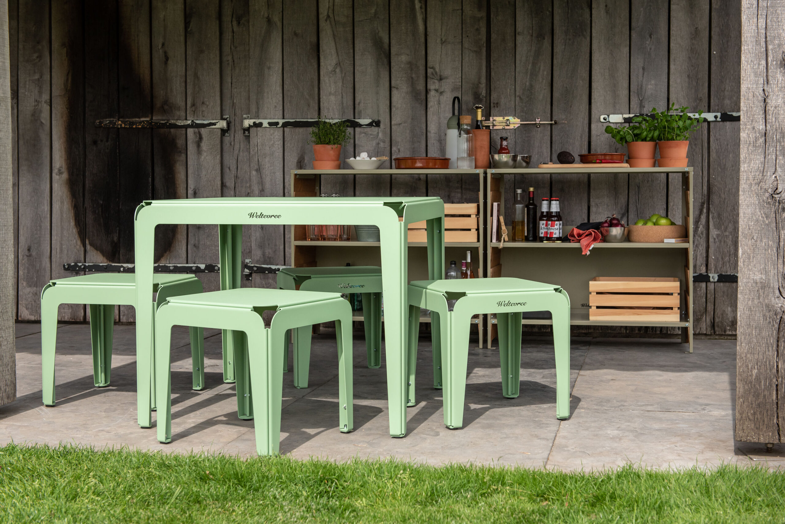 Flutter Design bended outdoor dining nz