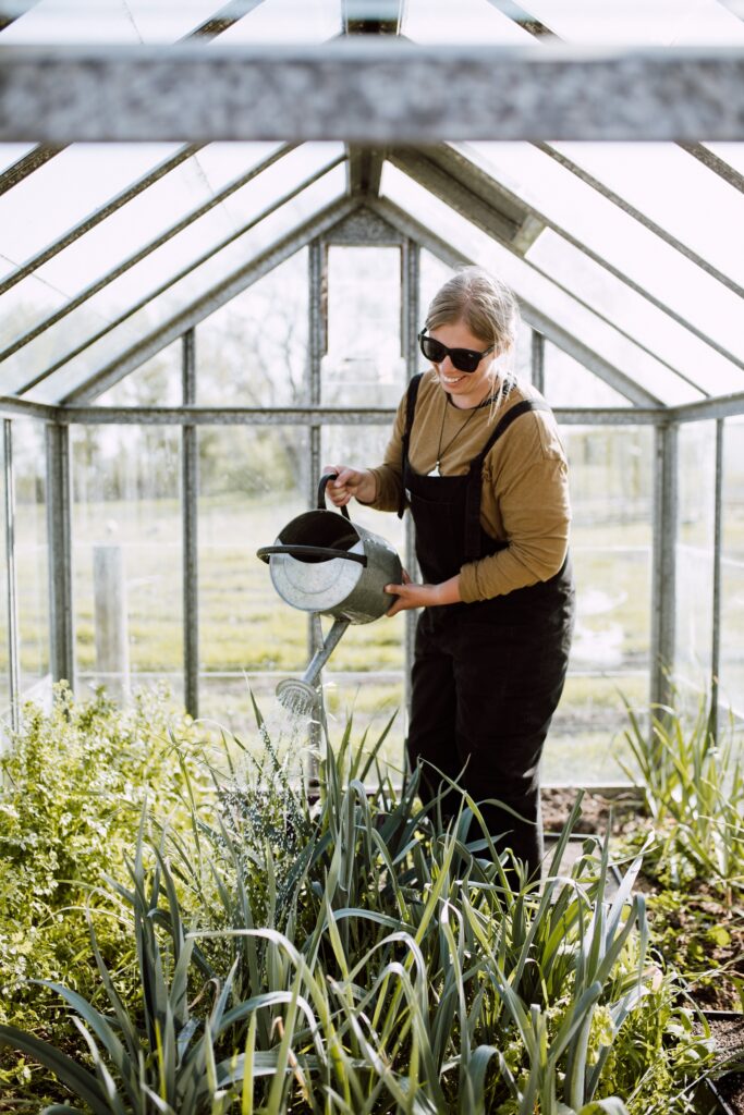 Gillian Swinton ‘The Good life’ - Growing Garlic