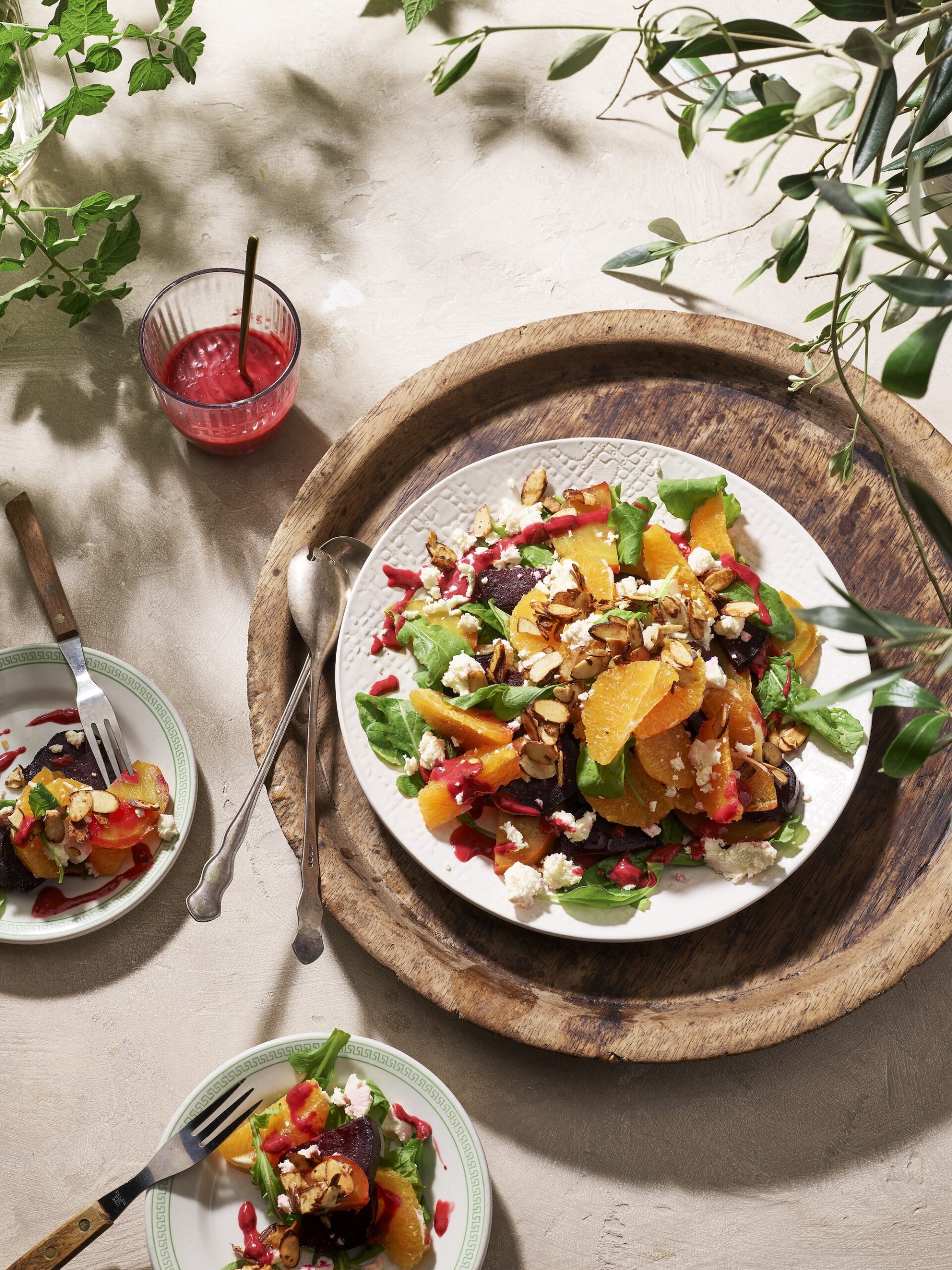 Roasted beetroot and orange salad