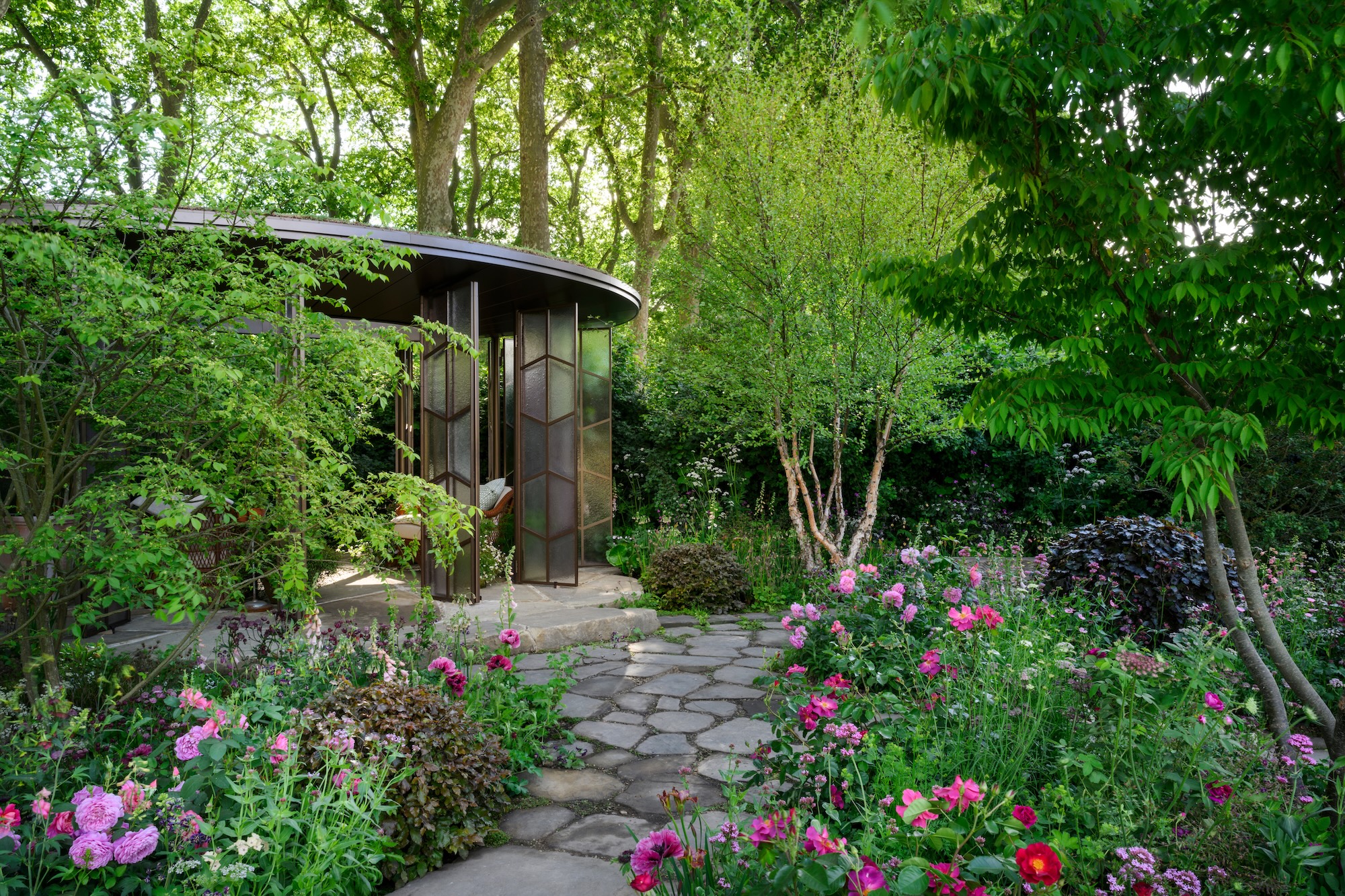 The Glasshouse Garden at RHS Chelsea Flower Show 2025 - Designed by Jo Thompson