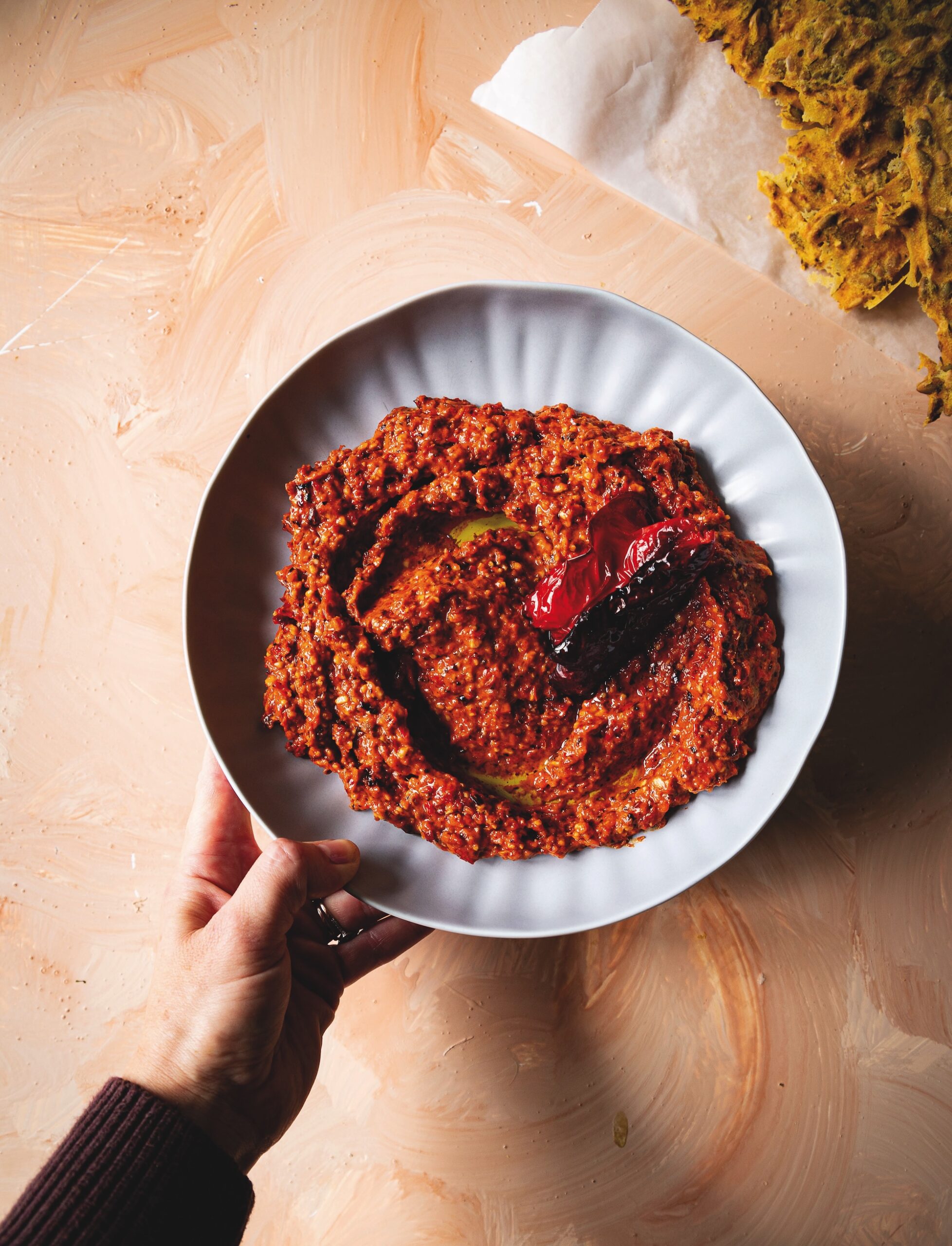 Hazelnut romesco sauce recipe