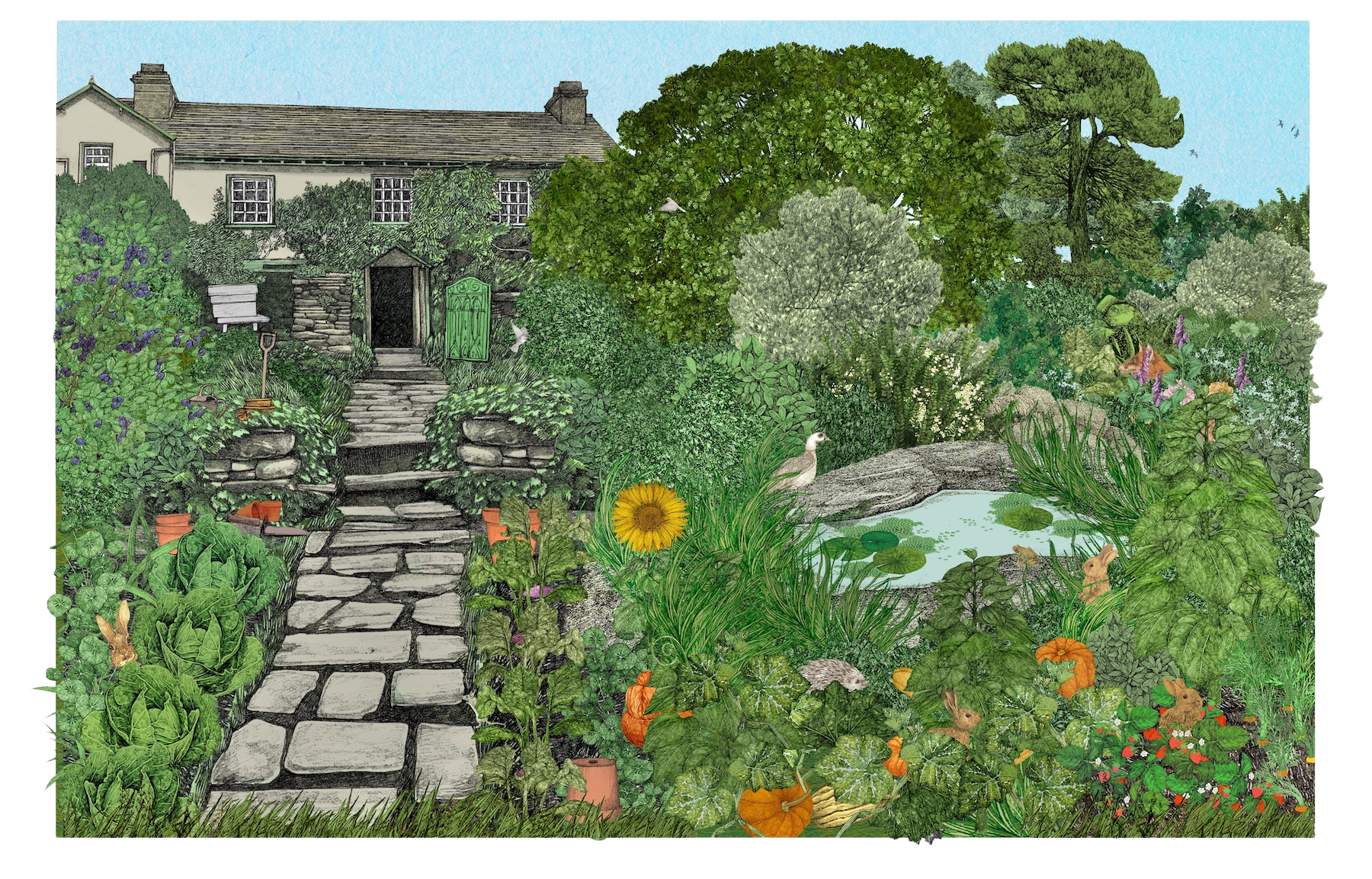 Mr McGregor's Garden, Beatrix Potter from Literary Gardens book