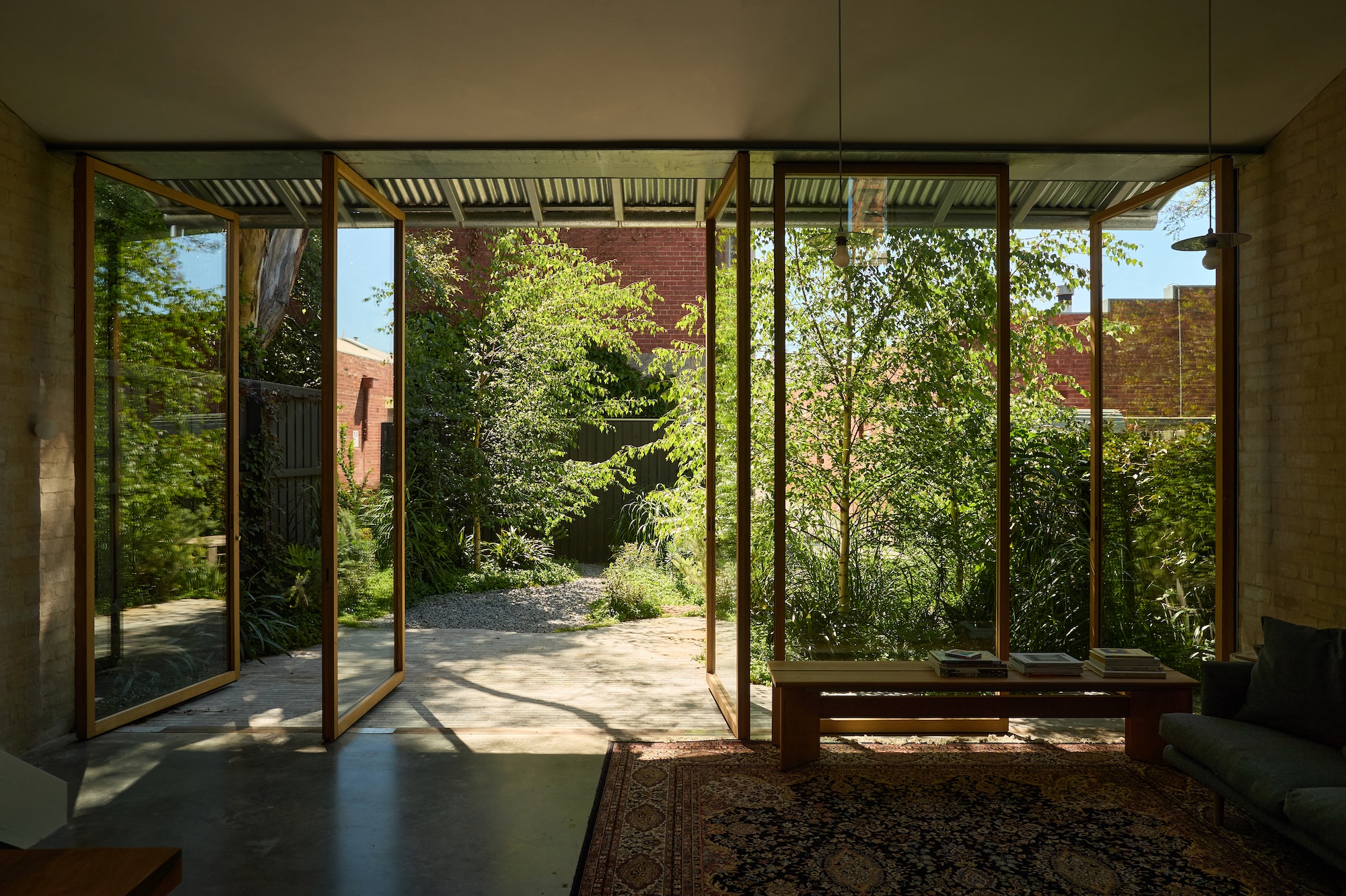 Jala’s lush boundary planting creating privacy and depth.