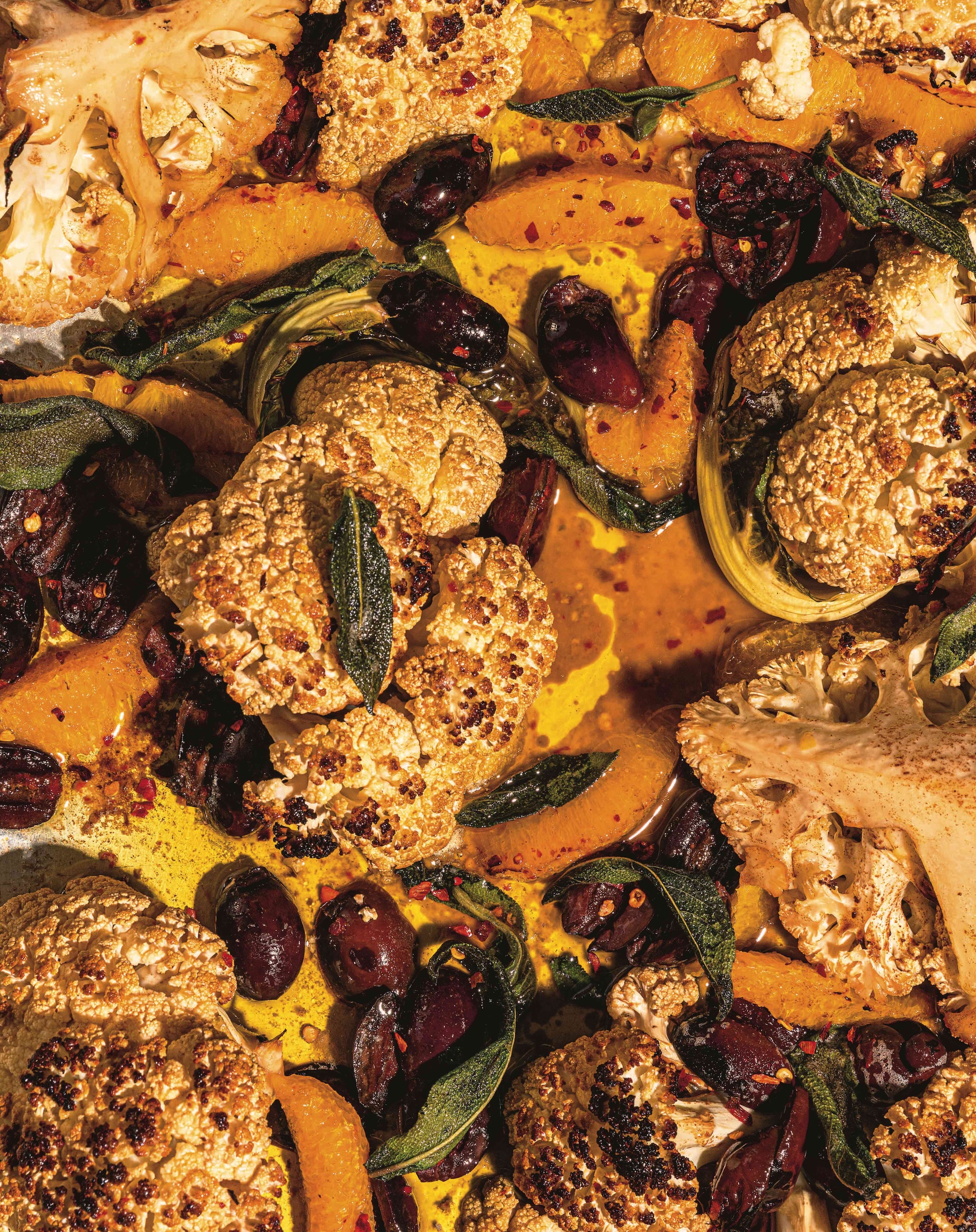 Roasted cauliflower dish for recipe book I’ll cook by Sophie Godwin