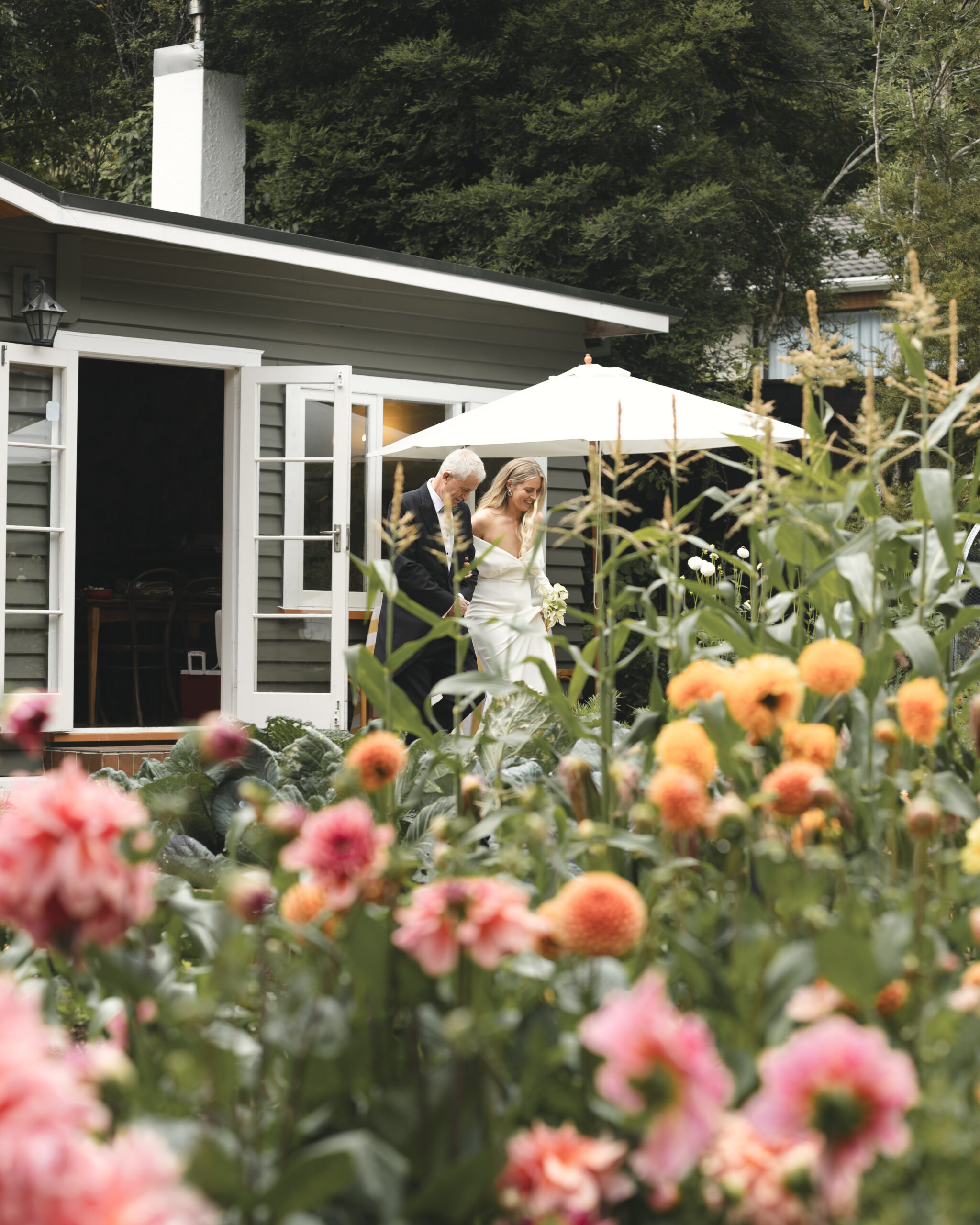 Garden wedding featured in Sage Journal