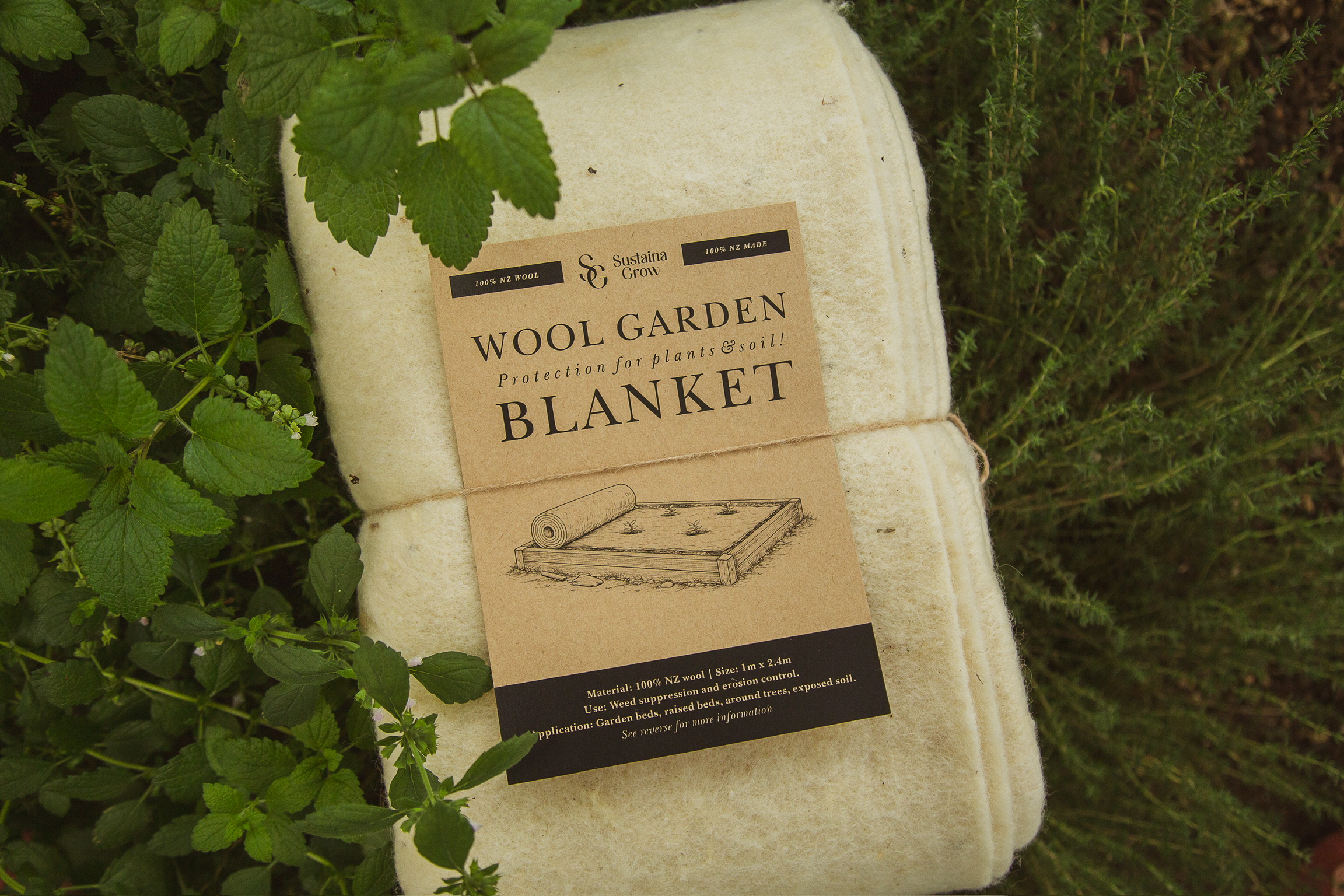 Sustaina Grow Wool Garden Blanket