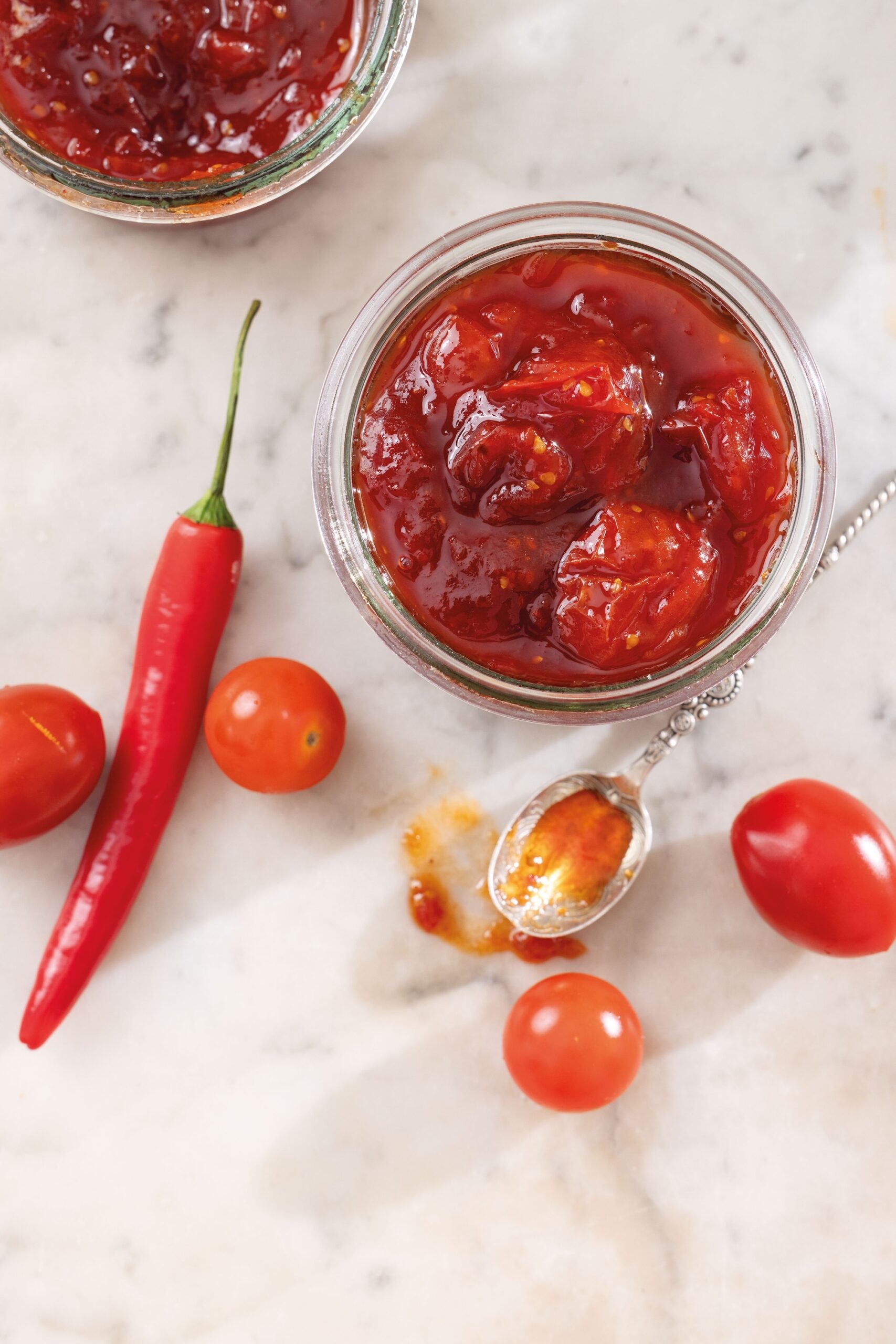 Cherry Tomato and Chilli Jam recipe by Allyson Gofton